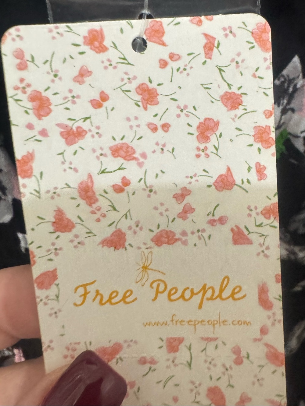 Free People ‘So Sweetly’ floral wrap midi dress Size Medium - Picture 4 of 6